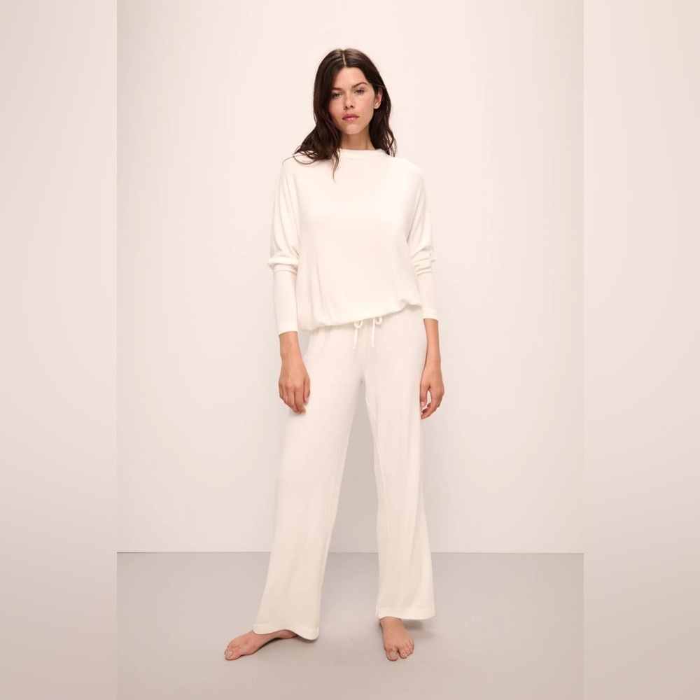 Eberjey Cozy Time Pant in Ivory